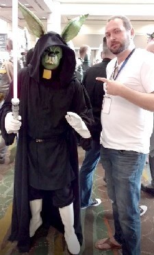 Darth Terrabbicus with John Tyler Christopher