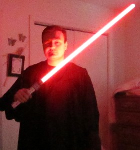 Sith Bith Robes and Lightsaber