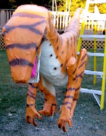 Velociraptor  - Striped Paint