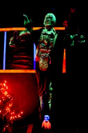 Scarecrow in the Skeleton Garden - Black Light