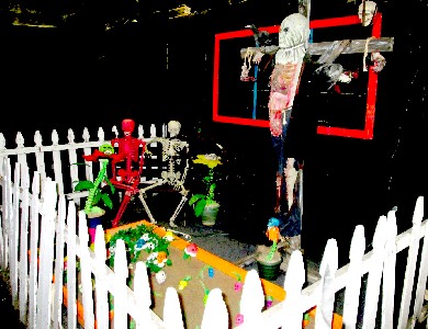 The Skeleton Garden Area of the Haunt