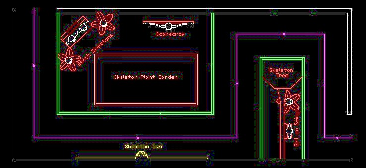 The Skeleton Garden Room Plan