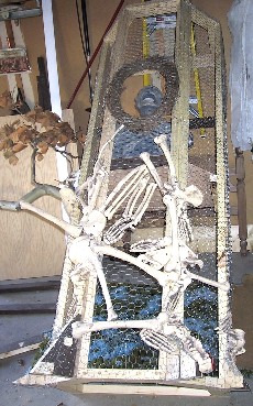 Skeleton Tree Frame Painted