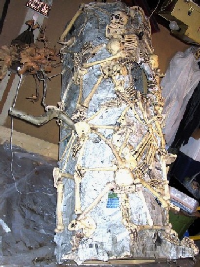 Paper Mache on Tree Left