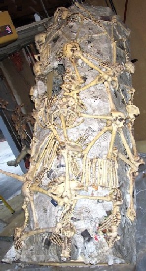 Paper Mache on Tree Right