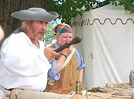 Knot tier holding a belaying pin