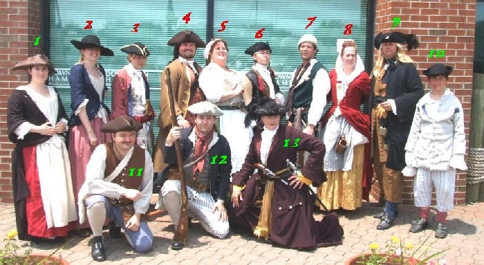 The members of the weekend Archangel Crew, numbered