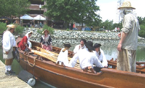 The Archangels in the long boat