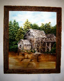 Painting of the old mill
