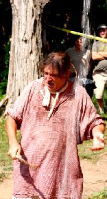 Clint soaked with water