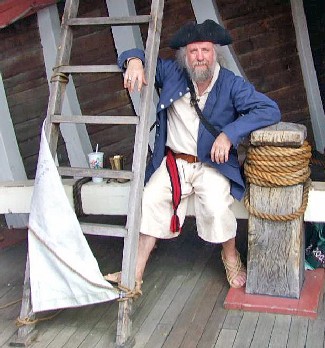 Mark Gist on the Santa Maria