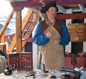 Mission holding his hands in a funny position