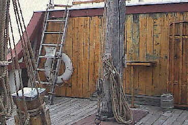 The quarterdeck of the Santa Maria