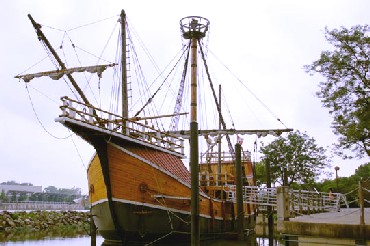 Santa Maria at dock
