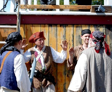 Silas and Sam surrender to the defenders