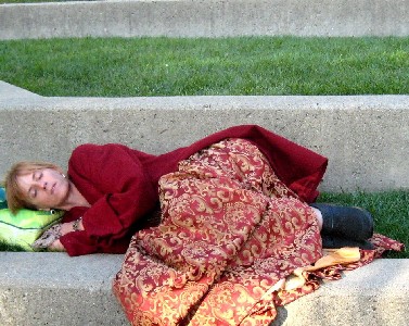 Lady Constance, asleep