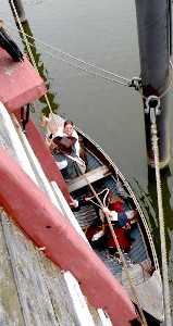 The view of the Scow from the rail