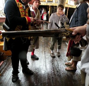 Blocking the way with a blunderbuss