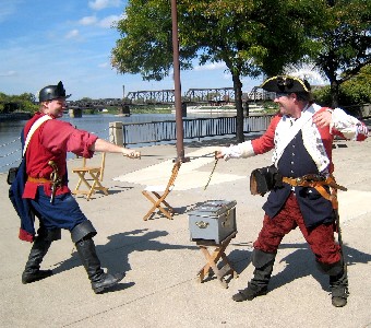 Bloody Marty and Red John sword fight