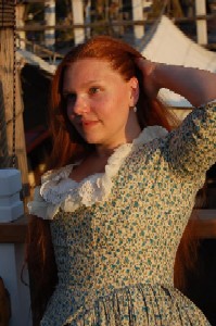 Blue Jess with the red hair