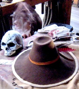 The skull and the Patrick Hand original hat