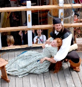 The governor's daughter faints