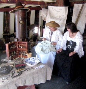 Shay and Trish by the Surgeon's table