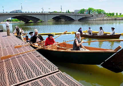The Firefly leaves the dock