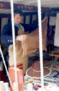 The surgeon and his scarf