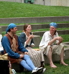 Mission, Kate and Sam in the park