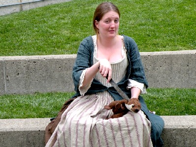 Kate preparing to behead Otter