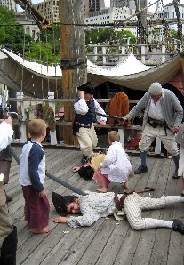 Zach tirumphing over his kill