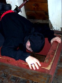 Kelban watches Zach go down the hatch