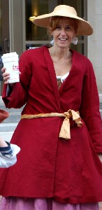 Lady C and her coffee