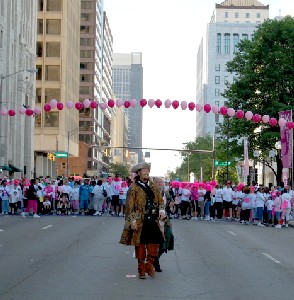 Shannon and Trish in downtown Columbus
