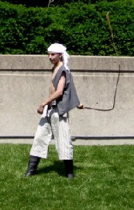 David with a bullwhip