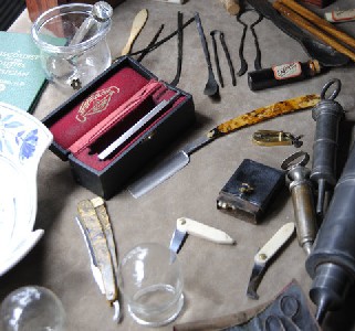 The barbering instruments