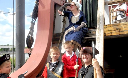 Kate watching the Black Sheep leave