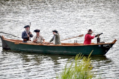 The Black Sheep crew noticing they;re being fired upon