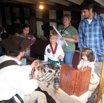 George explaining the bullet remover