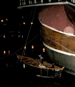 Mark trying to catch the faries