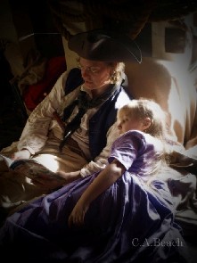 Thomas reading to Lilli