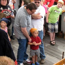 Another group on the main deck