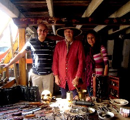 Recip photo with a family