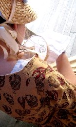 Elizabeth from behind