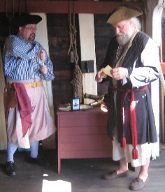 Dan and Mark Roll gunpowder charges