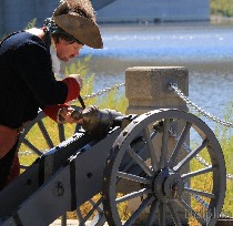 John Reiske pricking the charge