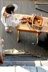Grace Thatcher and the Food Table