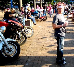 Woman with Pink Pigtails