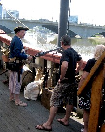Dan and the PVC deck gun